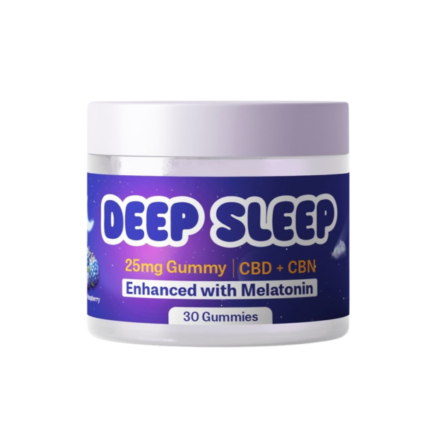CBD+CBN Gummies – Deep Sleep (25MG/30CT)