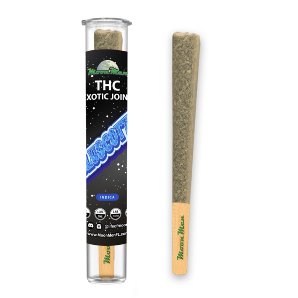 THC Exotic Joint – Bluscotti (Indica)