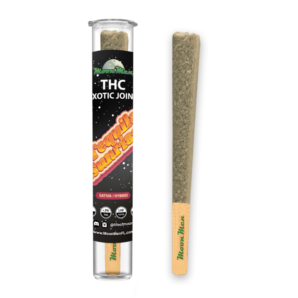 THC Exotic Joint – Tequila Sunrise (Sativa / Hybrid)
