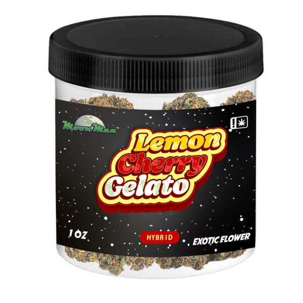 Exotic Flower – Lemon Cherry Gelato (Hybrid, 1oz Jar)