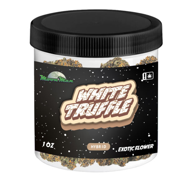 Exotic Flower – White Truffle (Hybrid, 1oz Jar)