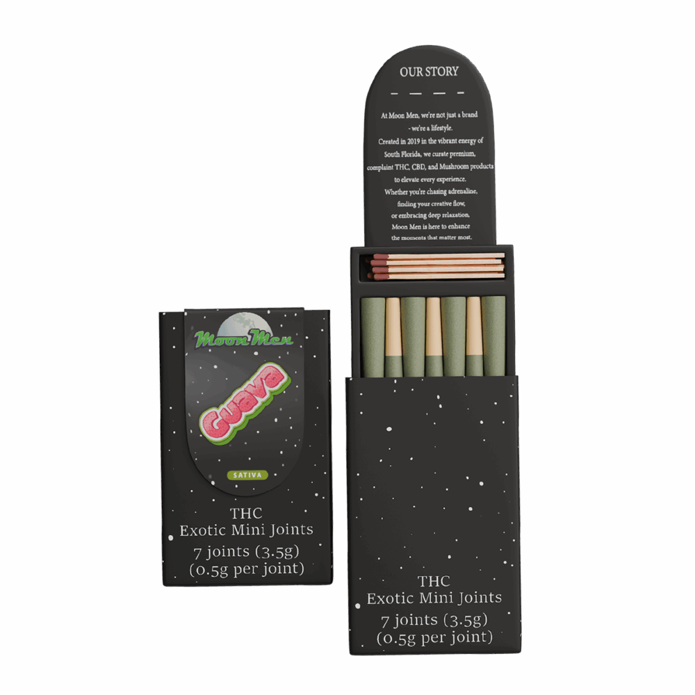 THC Exotic Mini Joint – Guava (Sativa, 3.5g, 7ct)
