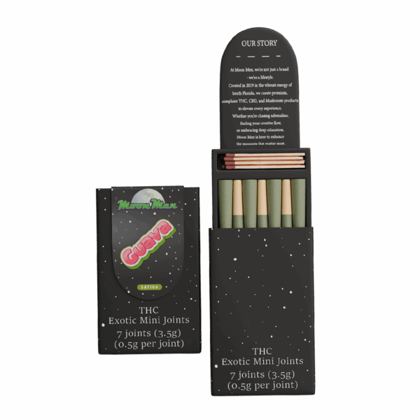 THC Exotic Mini Joint – Guava (Sativa, 3.5g, 7ct)